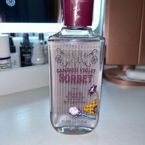 Bath & Body Works Candied Violet Sorbet Shower Gel - Purple & Gold